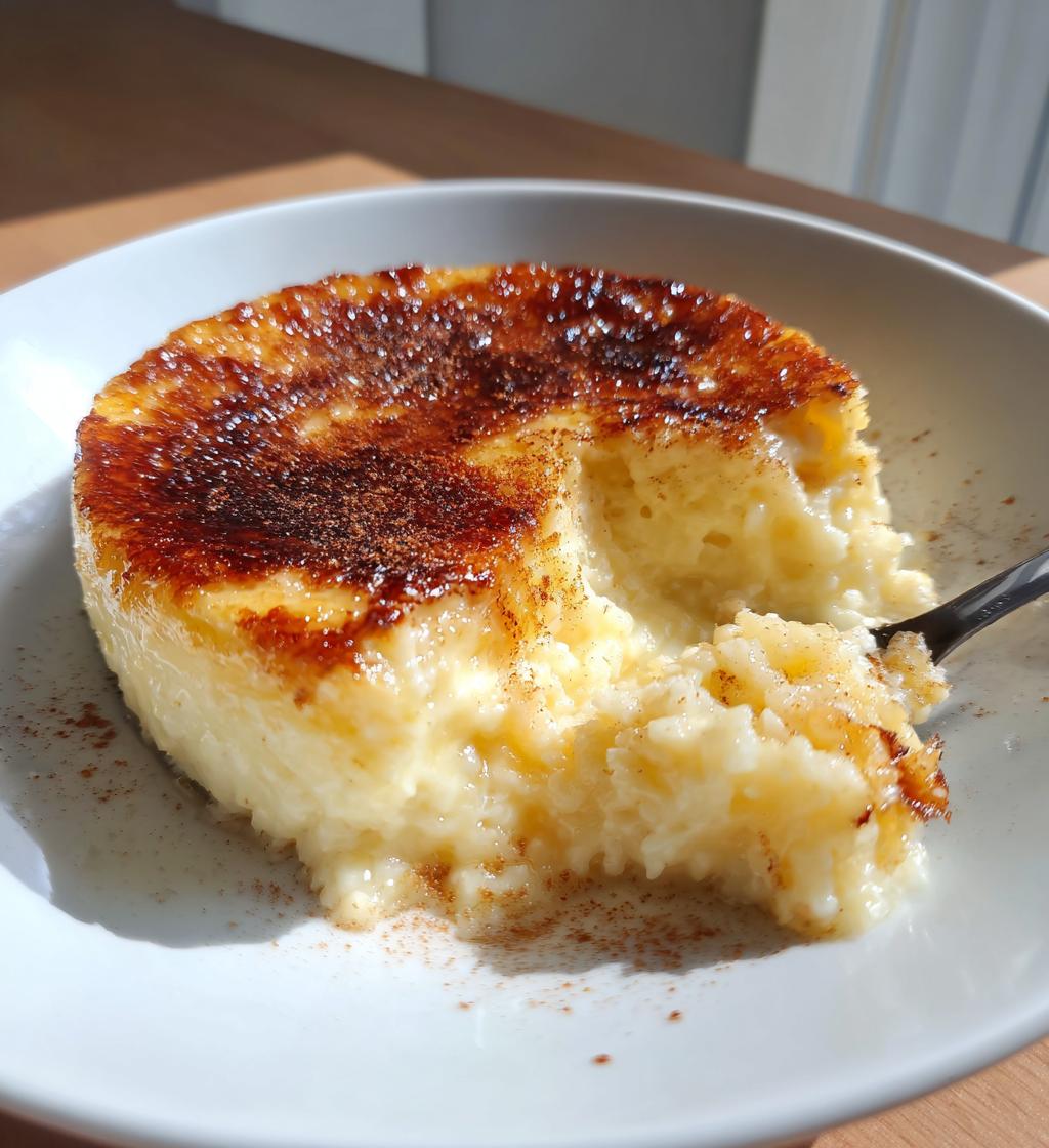 moms old fashioned baked rice pudding
