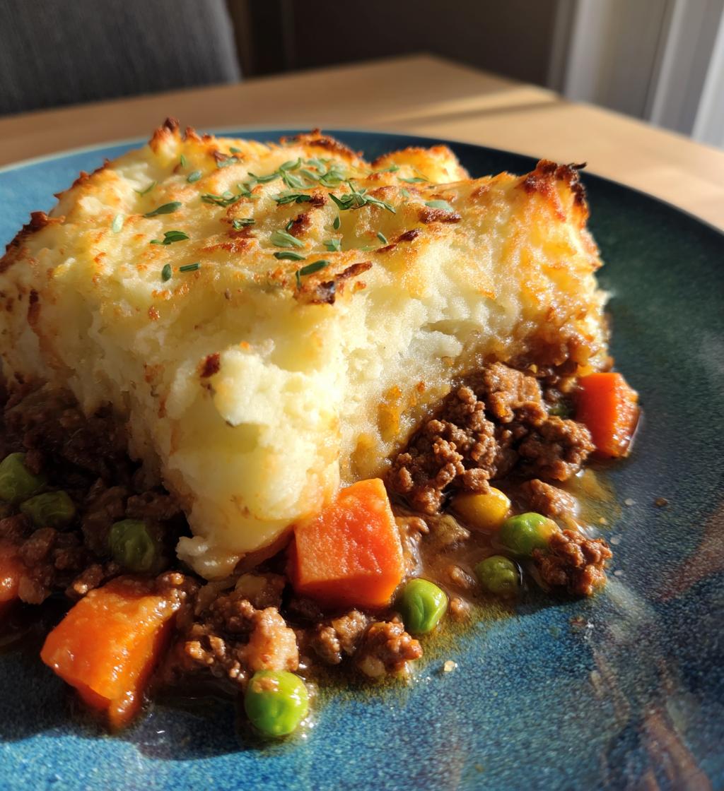 my famous homemade shepherds pie - detail 1