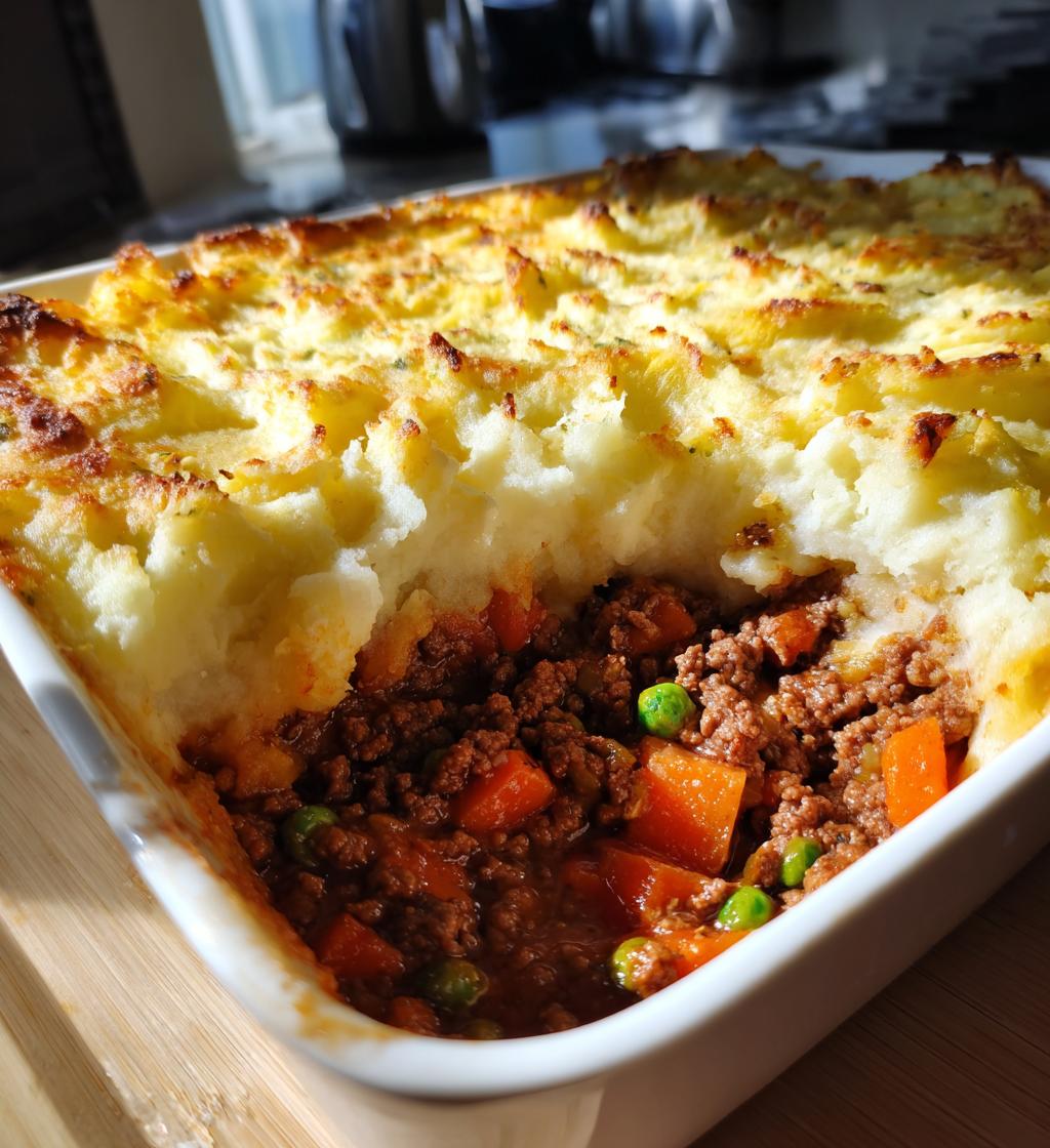 my famous homemade shepherds pie