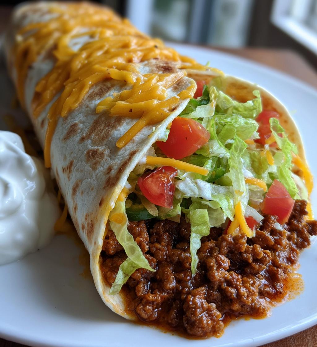 nacho cheese beef wrap