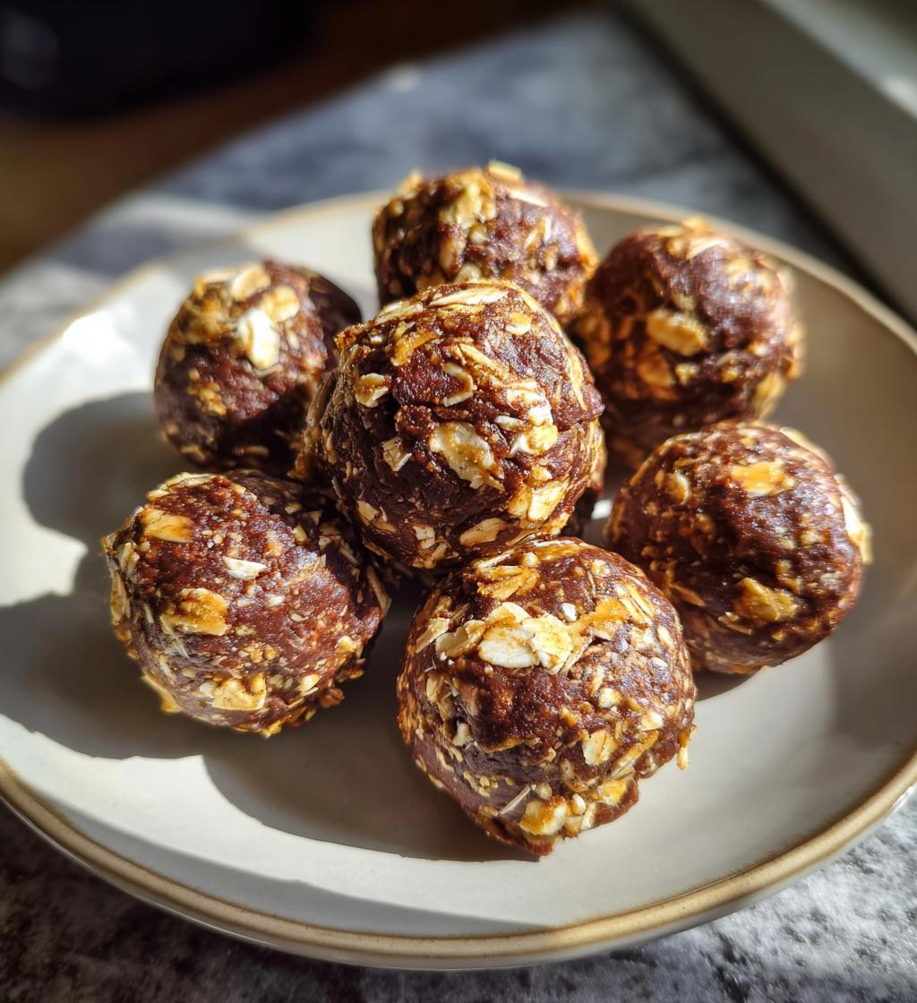 no bake cottage cheese brownie batter protein bites