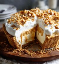 no bake cream cheese peanut butter pie