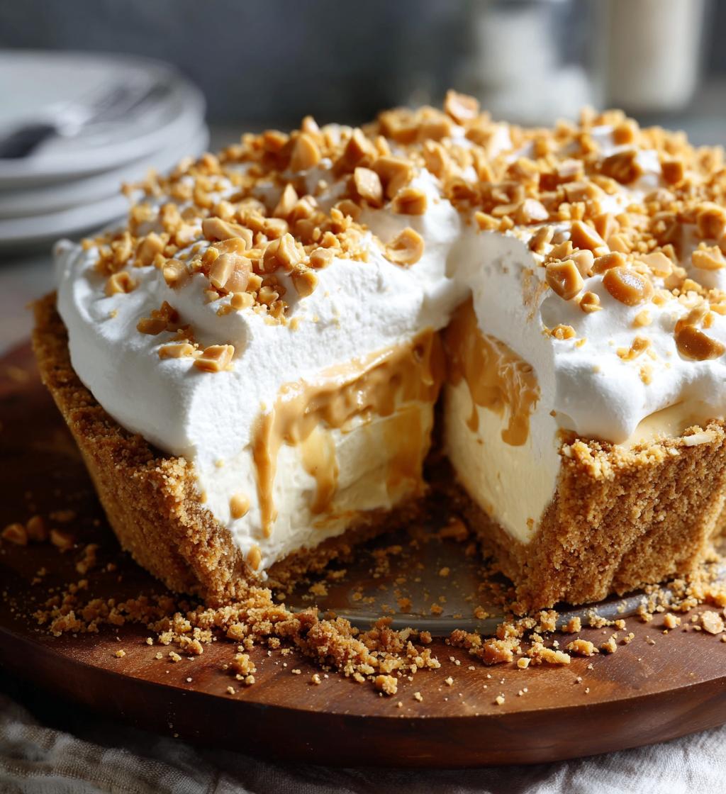no bake cream cheese peanut butter pie