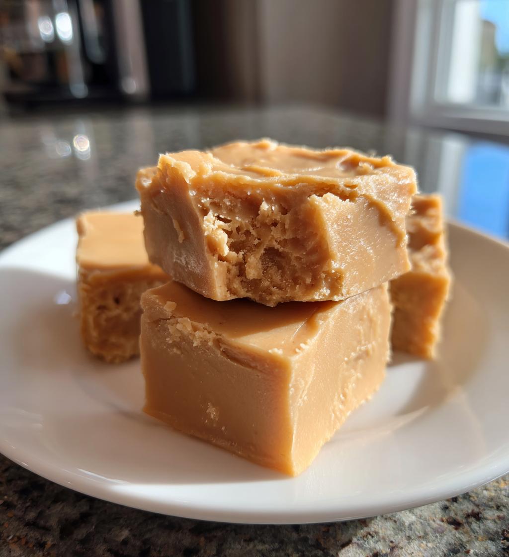 old fashioned peanut butter fudge with marshmallow