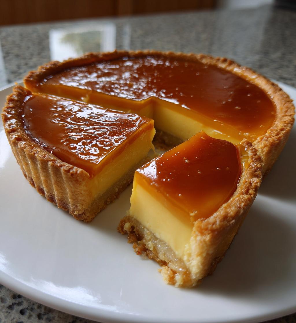 old school butterscotch tart
