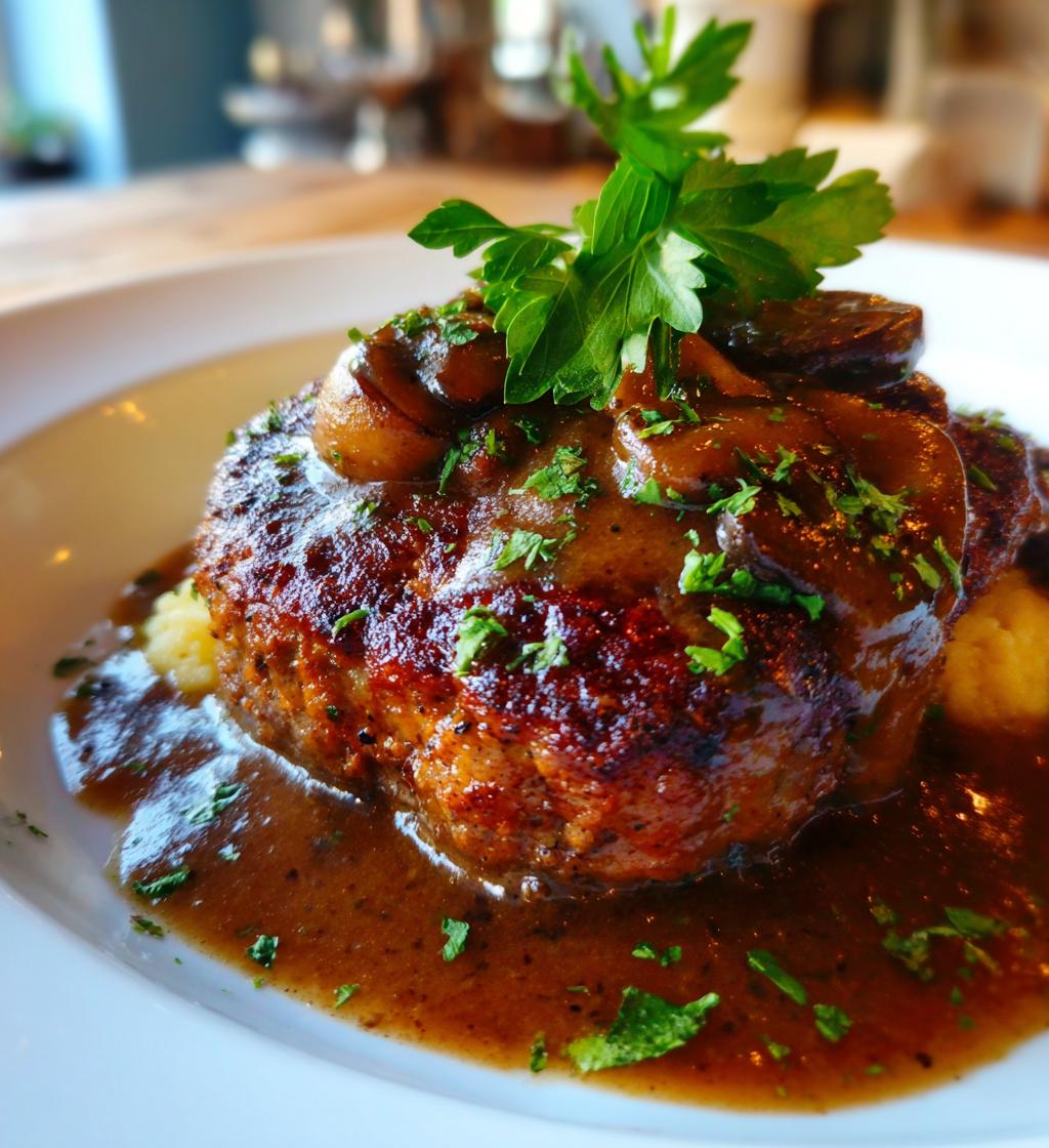 one of the very best salisbury steak a comforting classic