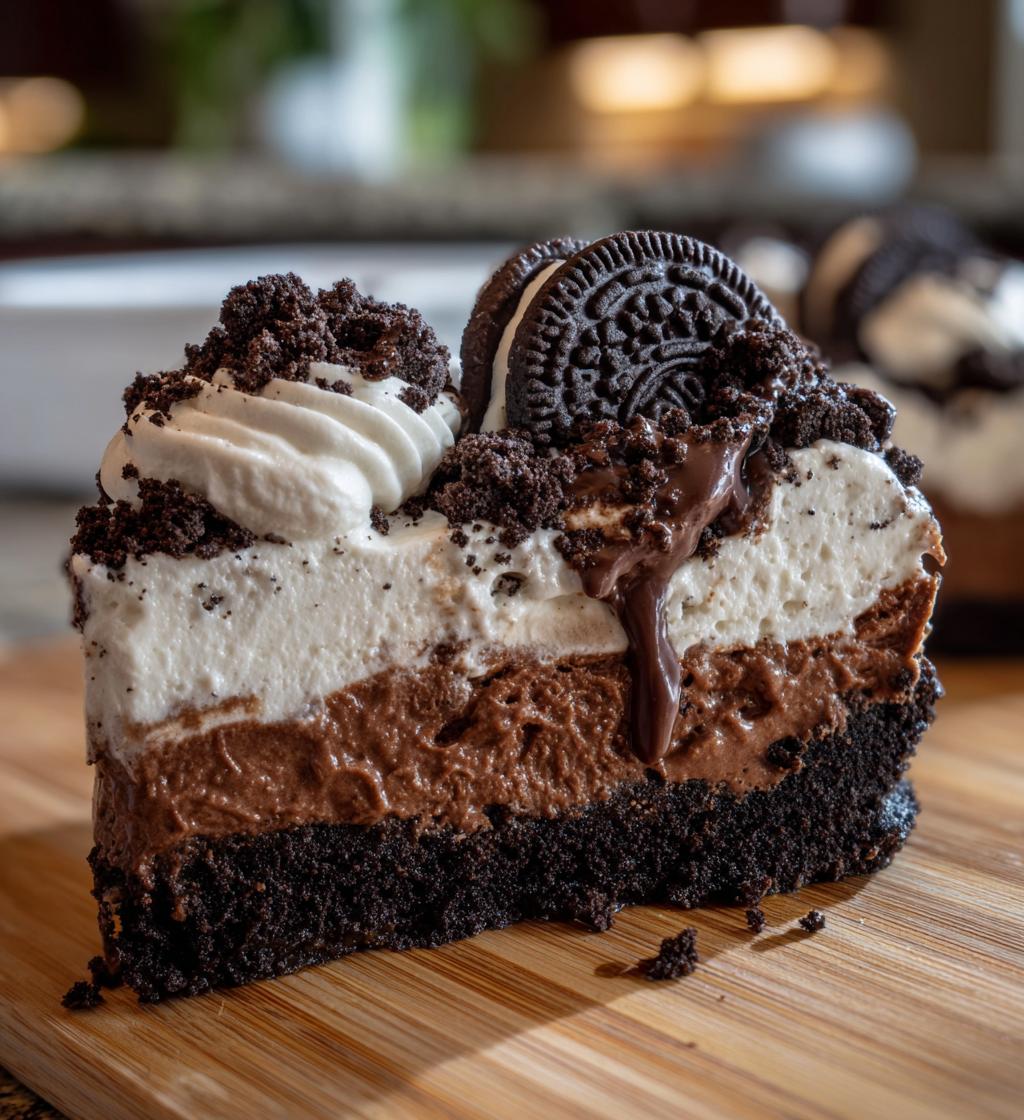 oreo layered dessert oreo delight with chocolate pudding