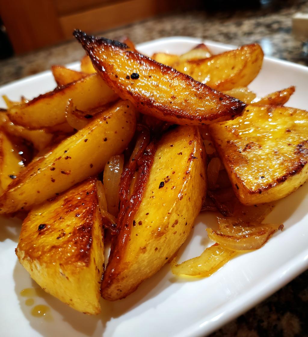oven fried potatoes onions
