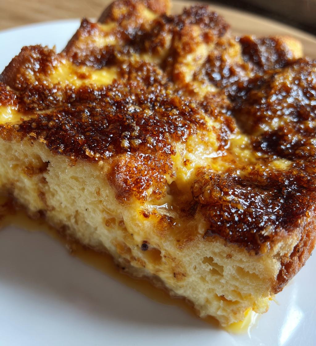 overnight creme brulee french toast bake