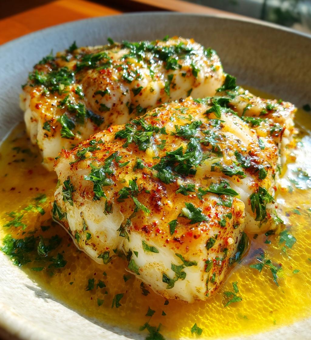 pan fried cod with lemon butter sauce