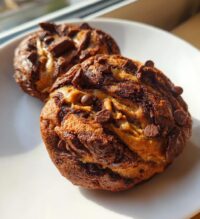 peanut butter brownie swirl cookies