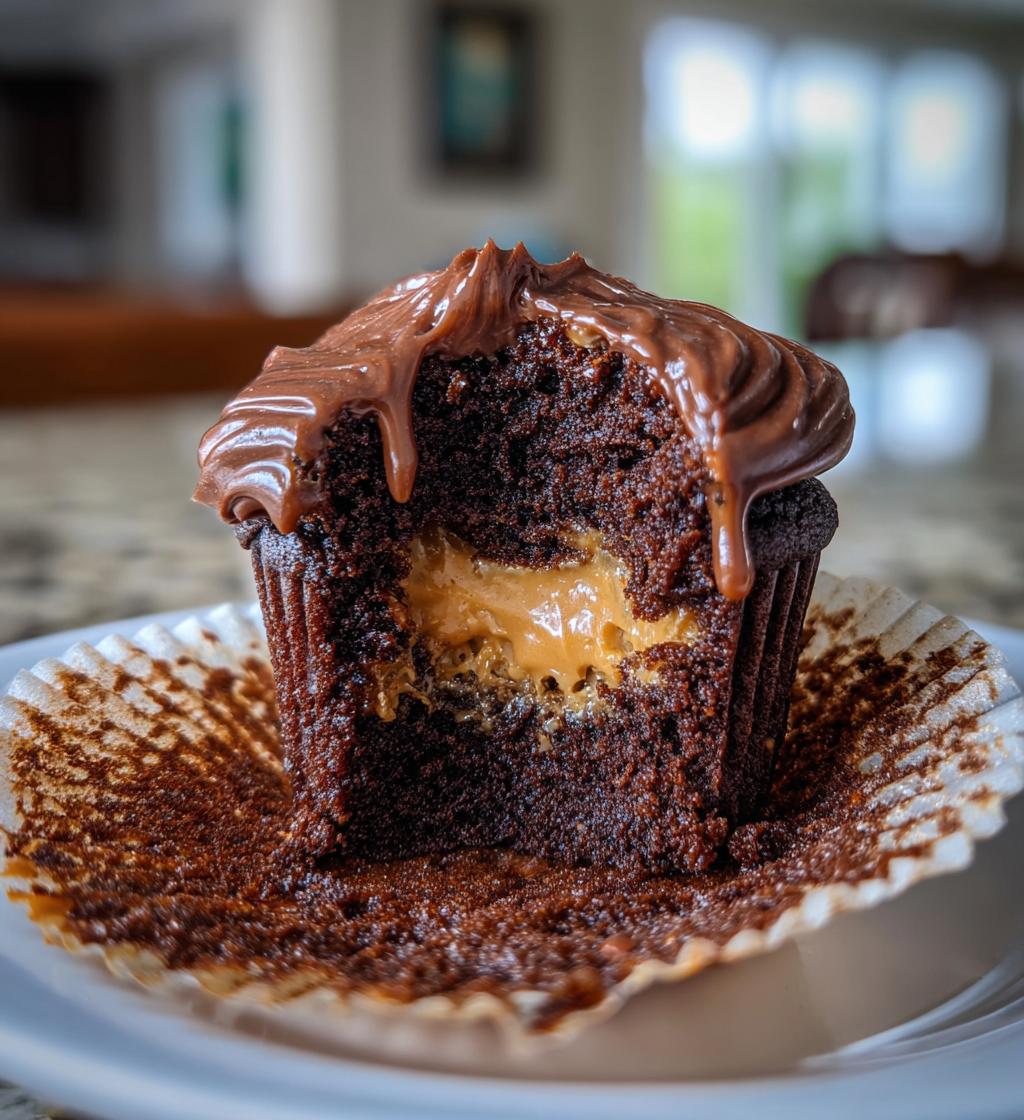peanut butter filled cupcakes