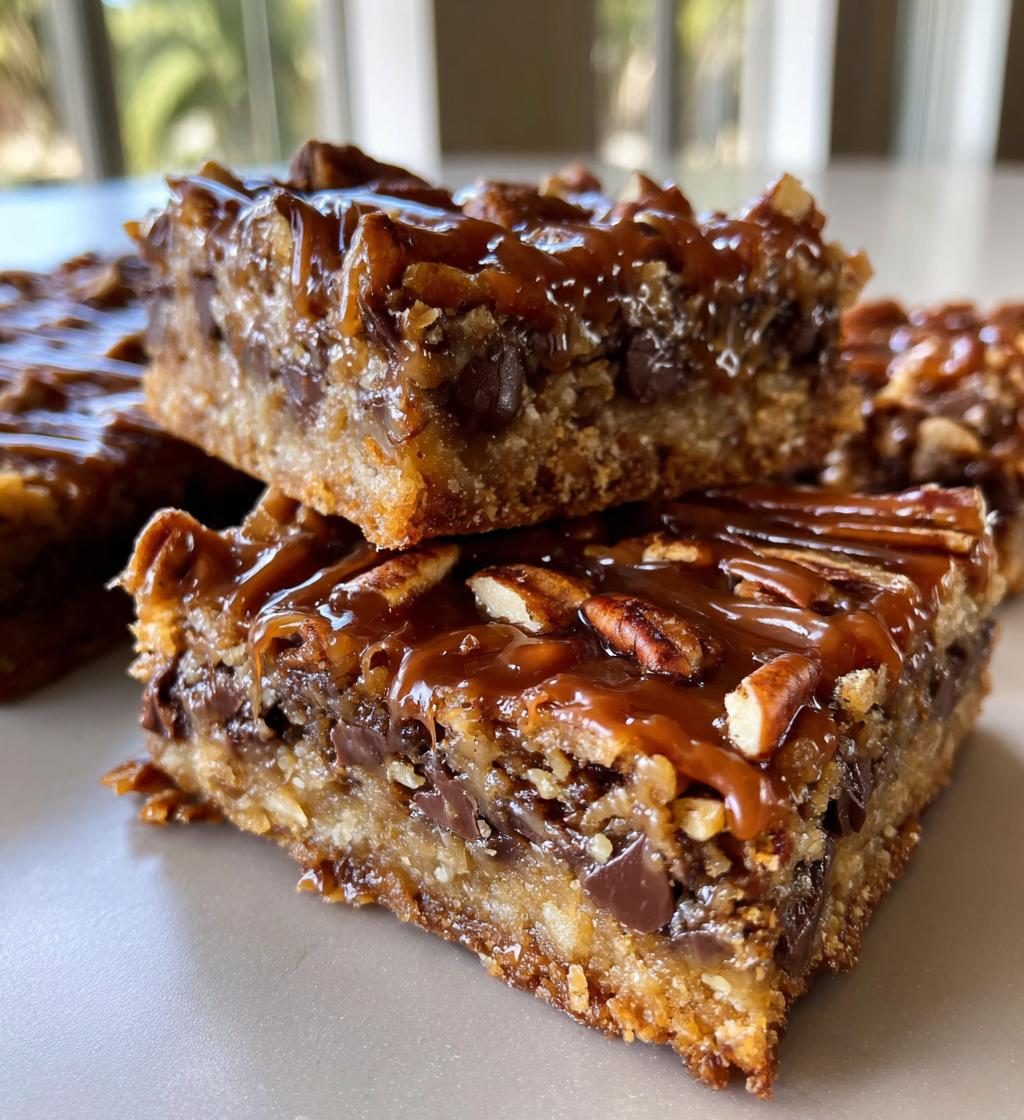 pecan turtle bars
