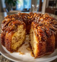 pecan upside down bundt cake