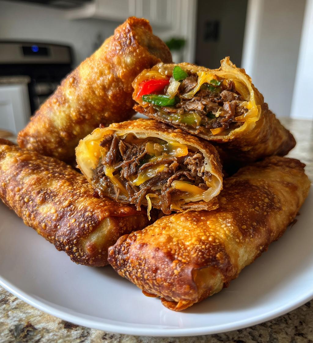 philly cheesesteak egg roll recipe