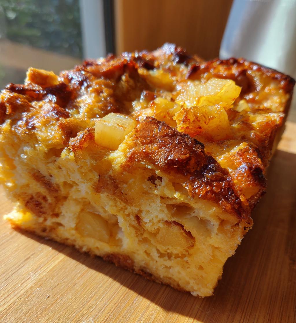 pineapple bread pudding