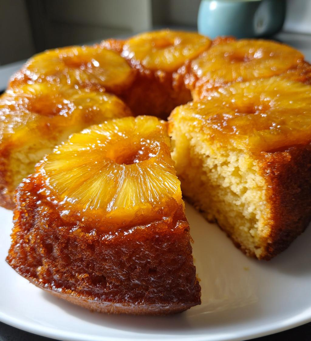 pineapple upside down bundt cake