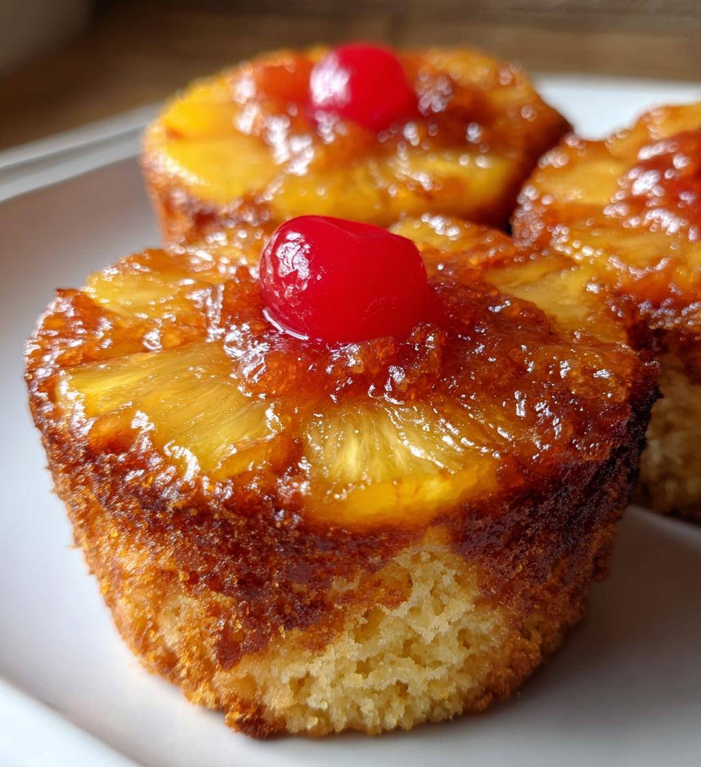 pineapple upside down cupcakes