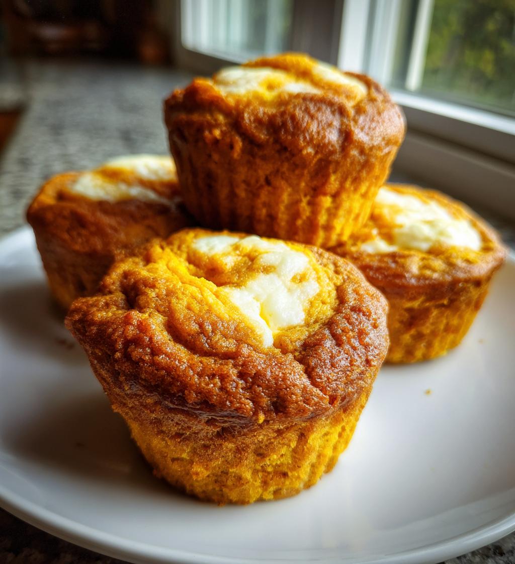 pumpkin cream cheese muffins