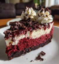 red velvet cheesecake