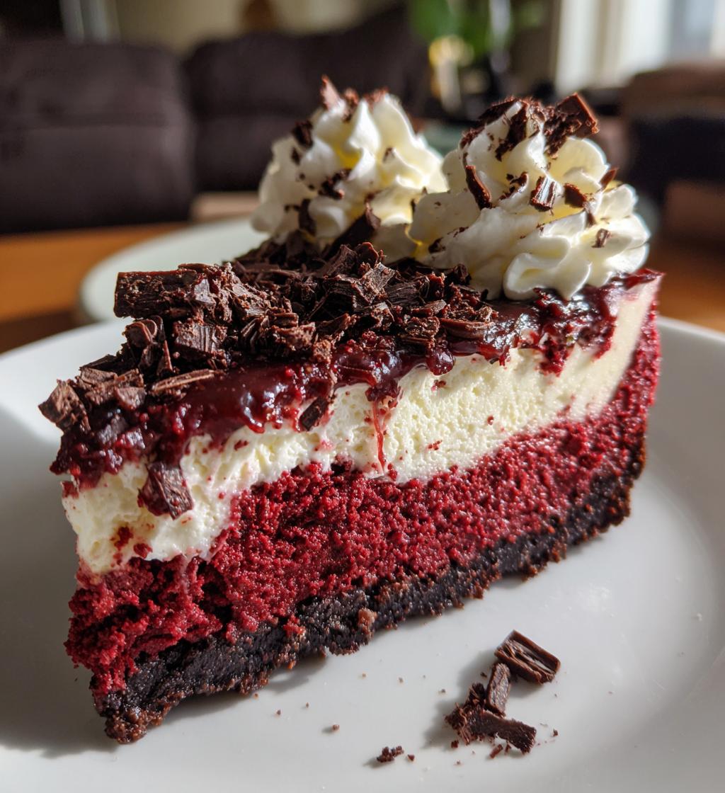 red velvet cheesecake