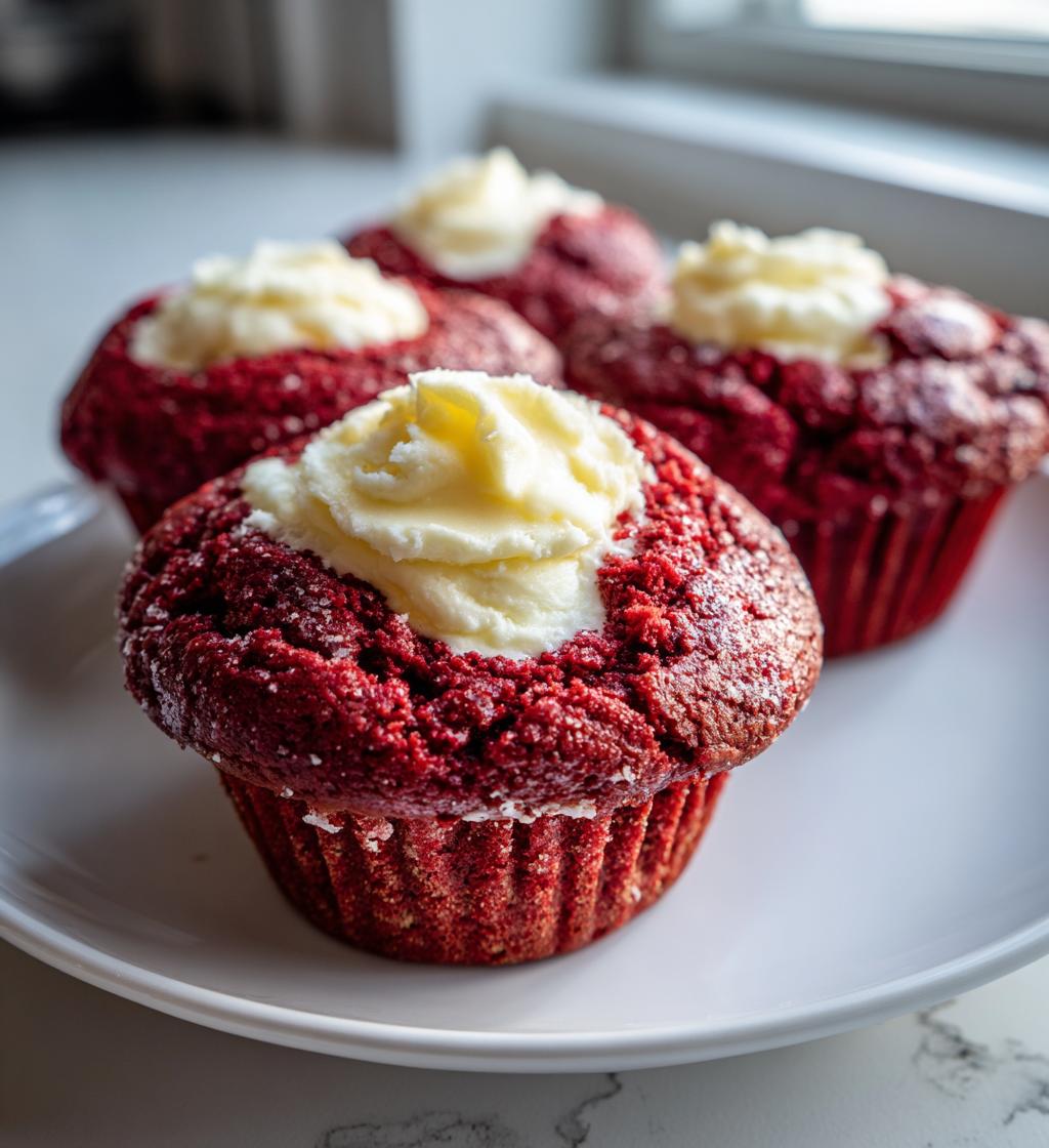 red velvet muffins