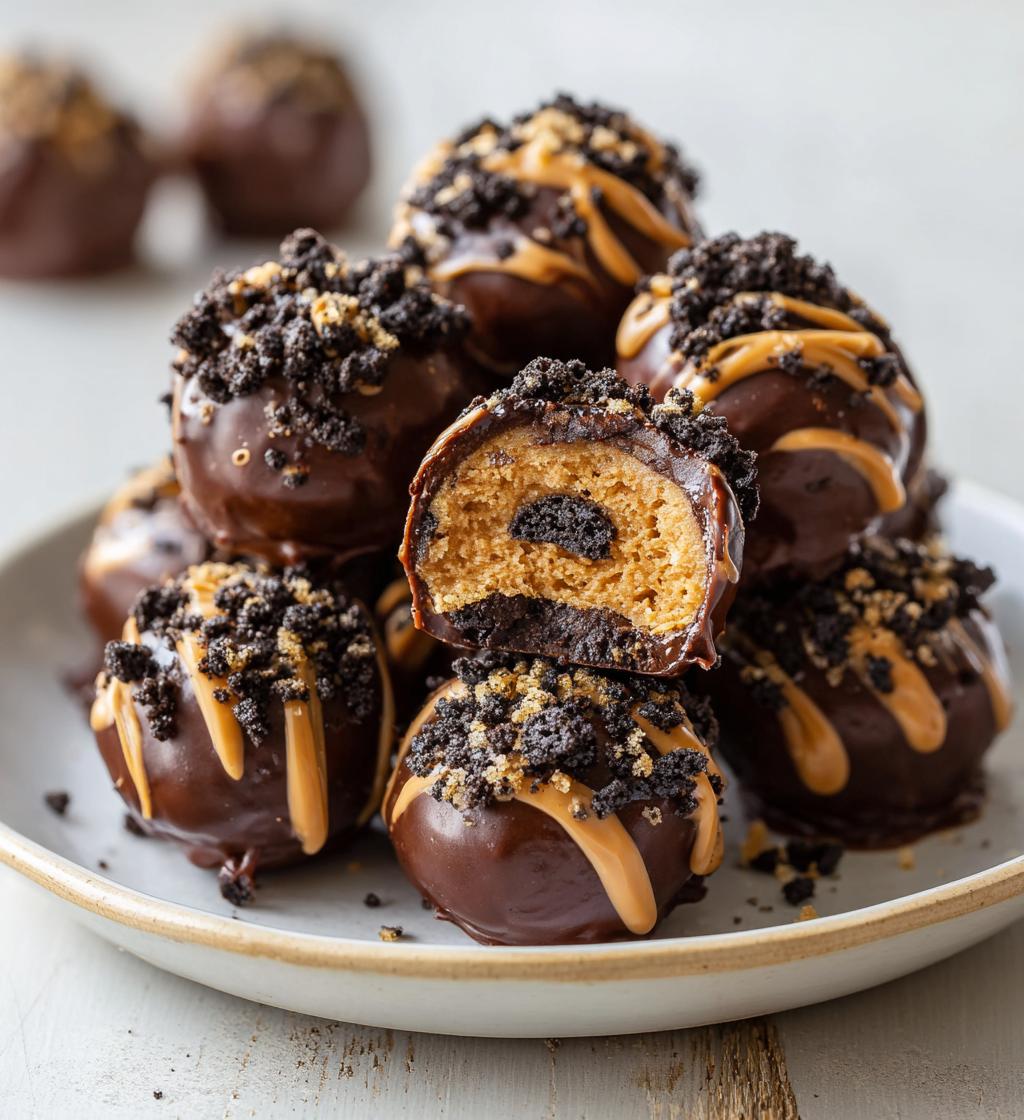 reeses peanut butter oreo truffles