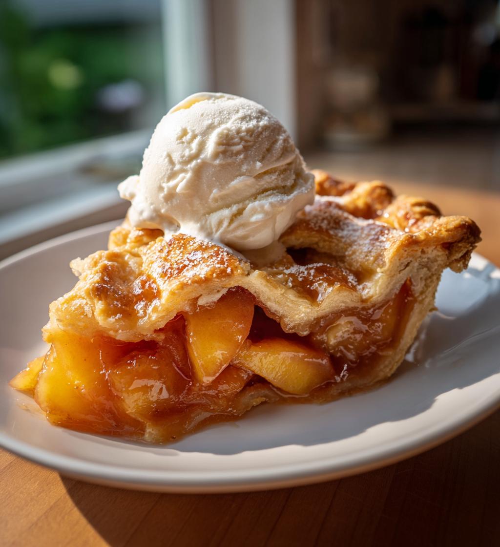 ridiculously easy peach cobbler