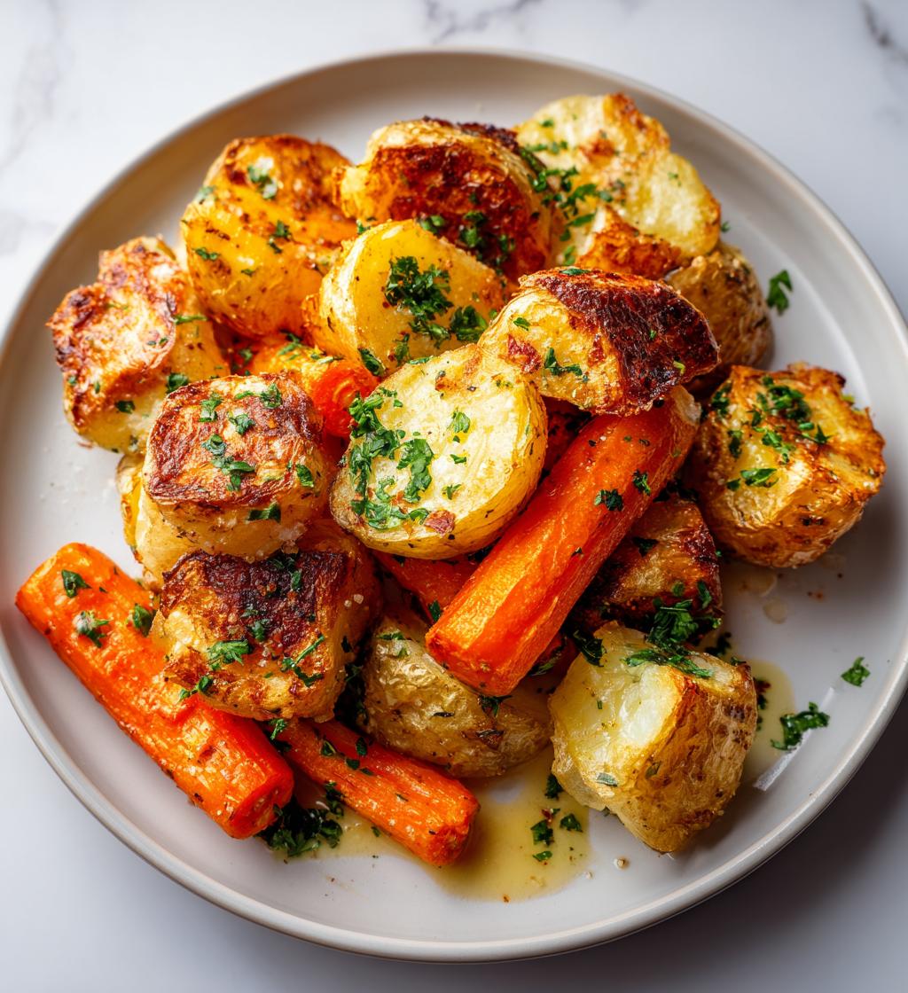 roast potatoes and carrots