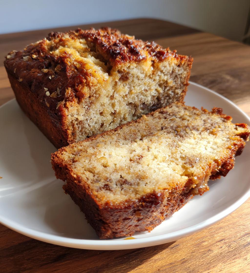 salted caramel banana bread