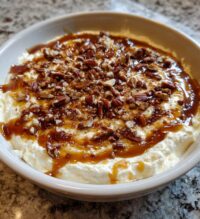 salted caramel pecan cheesecake dip