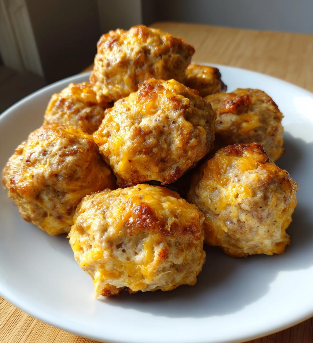 sausage balls with cream cheese