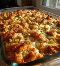 savory chicken and dressing casserole