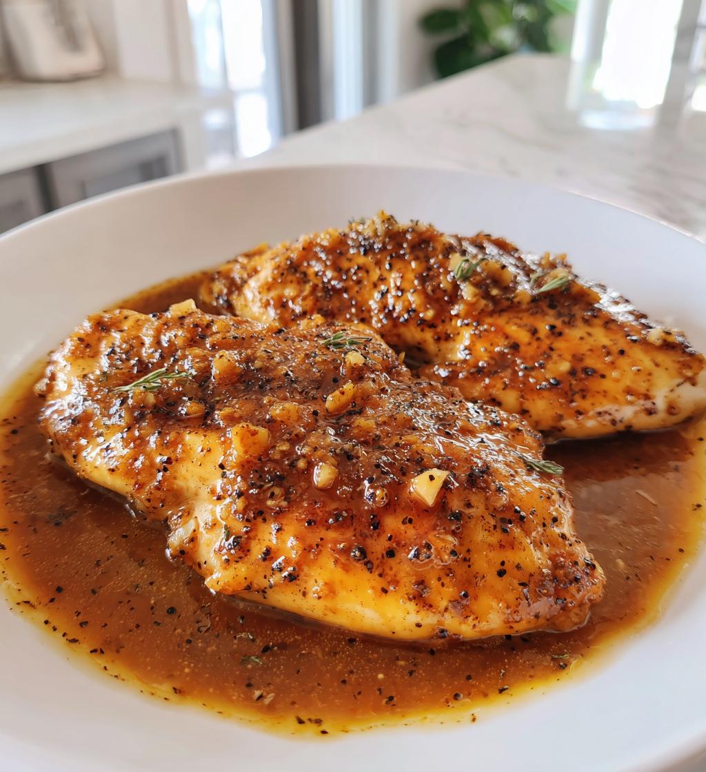 slow cooker brown sugar garlic chicken - detail 1