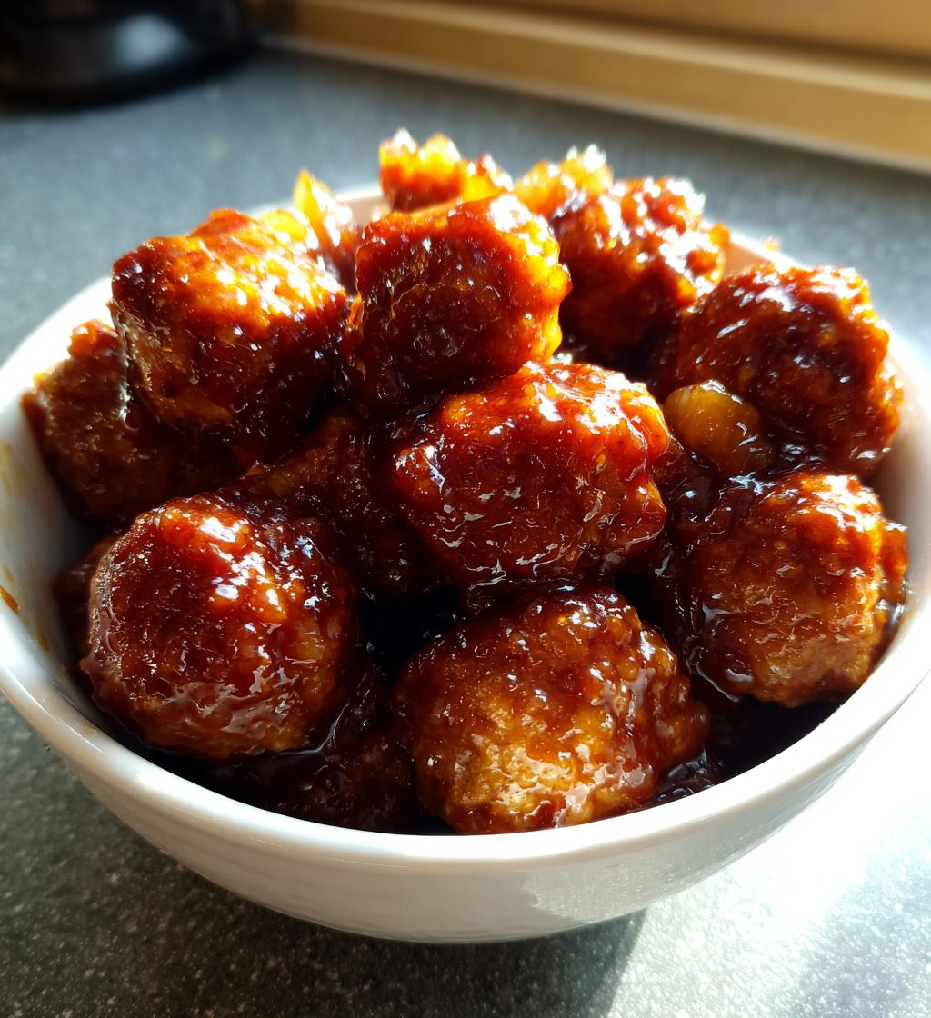 slow cooker pineapple barbecue meatballs a sweet and savory delight