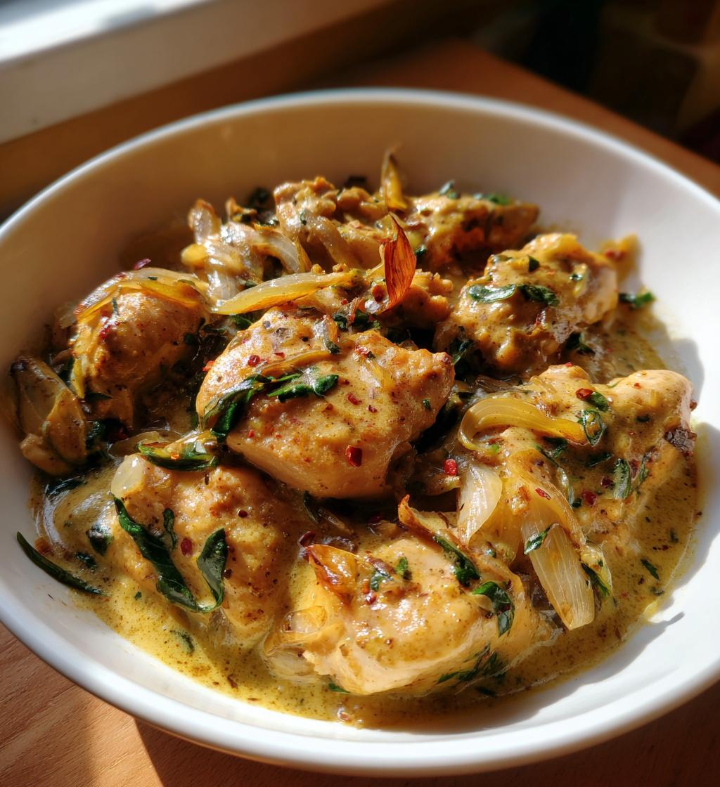 smothered chicken - detail 1