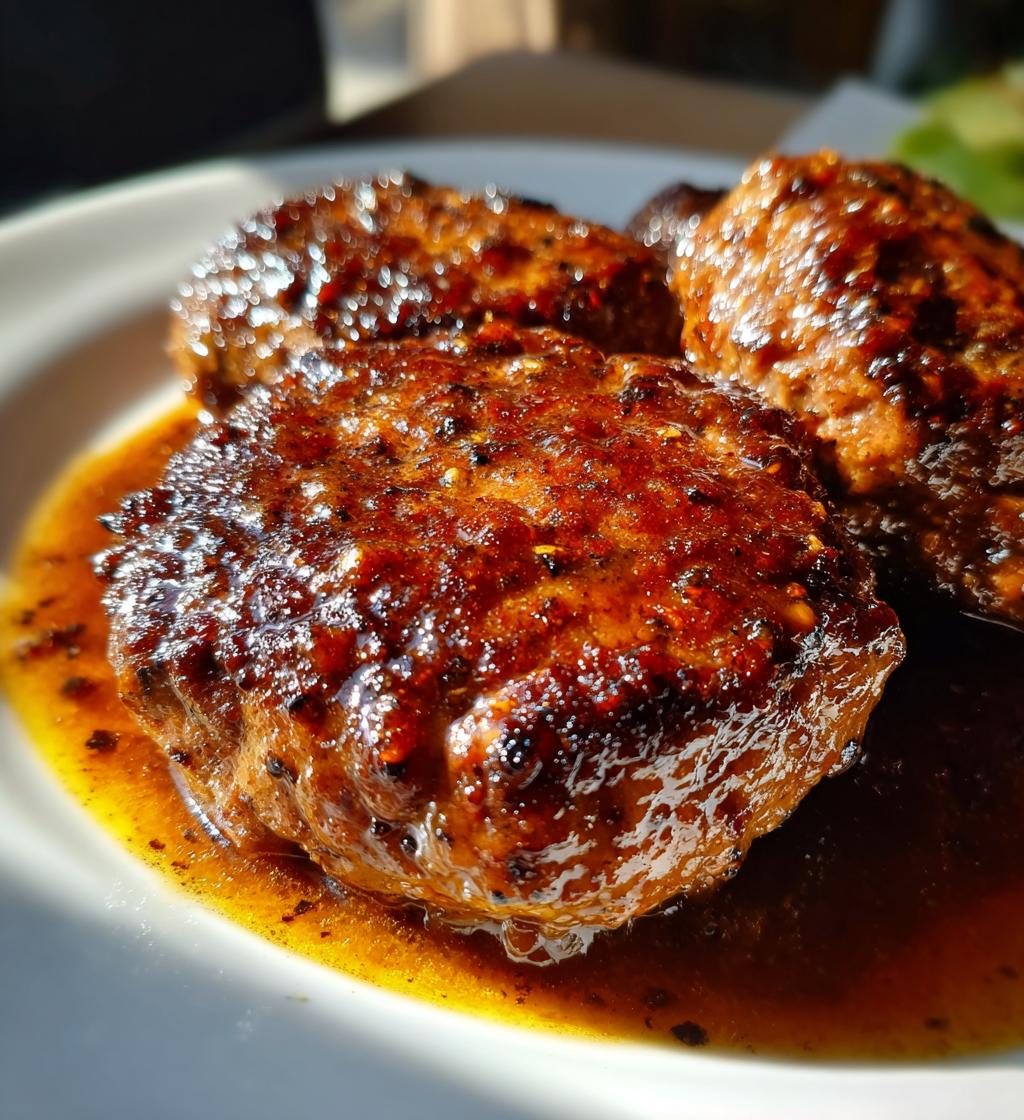 smothered hamburger steak