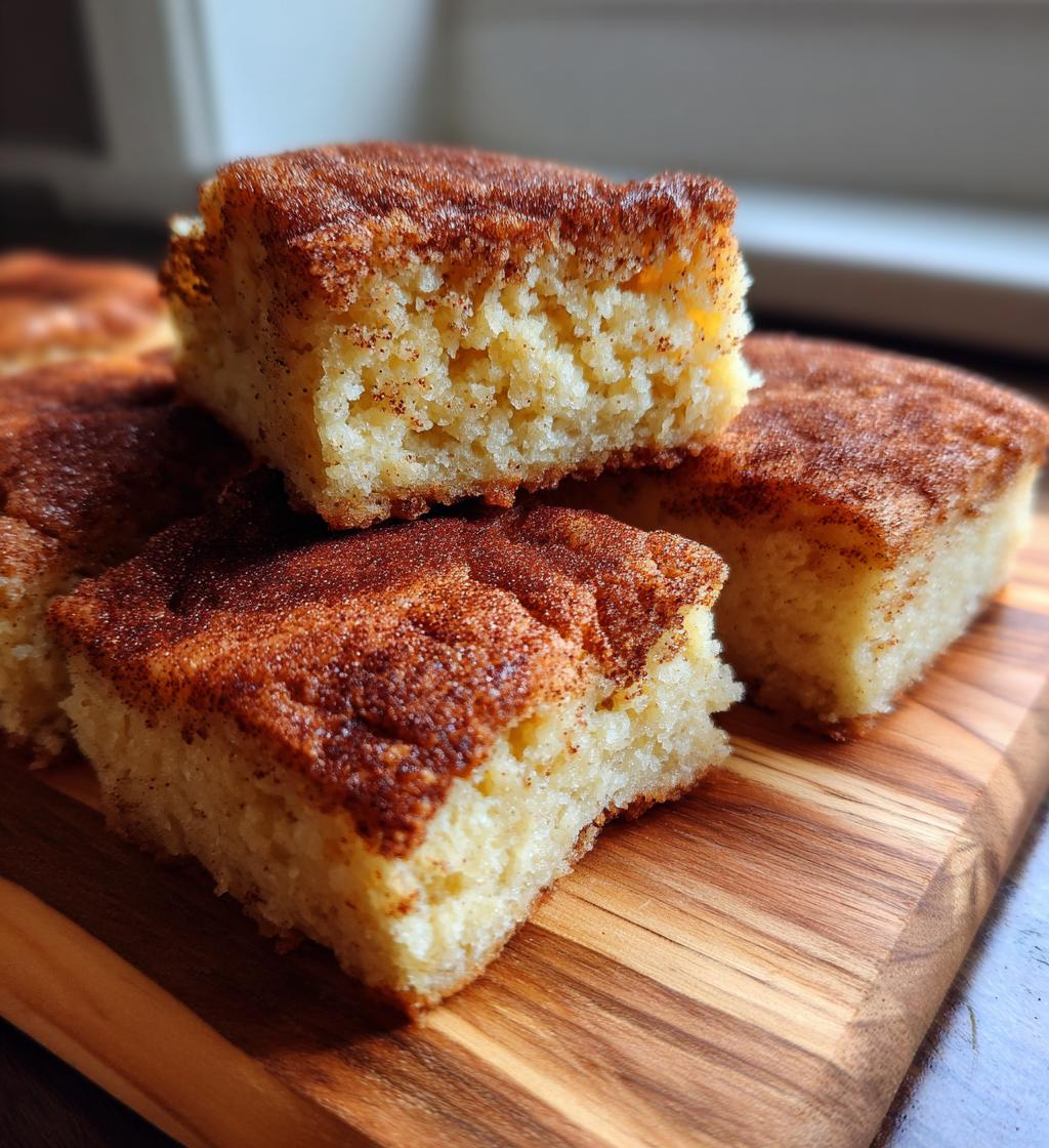 snickerdoodle cookie bars