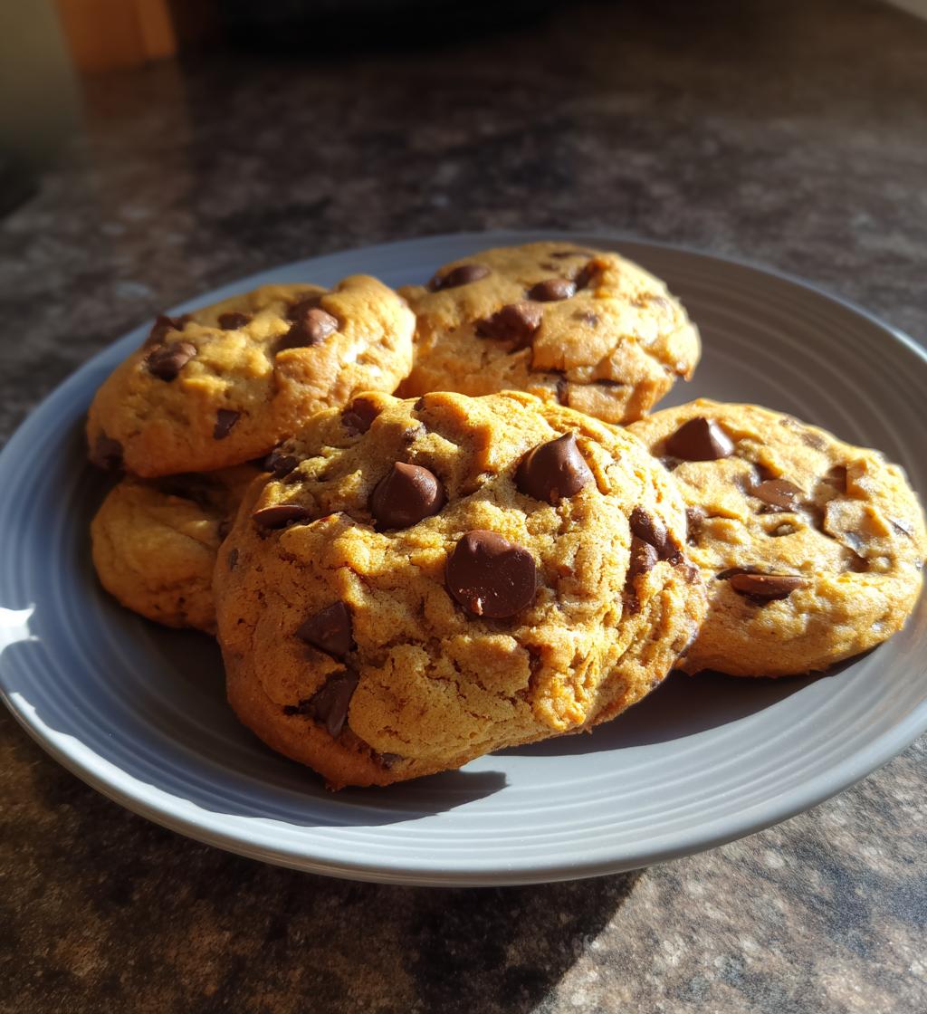 soft pumpkin chocolate chip cookies recipe - detail 1