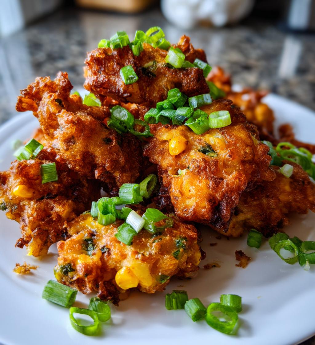 southern fried corn fritters - detail 1