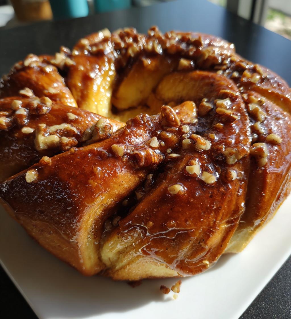 sticky bun breakfast ring