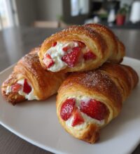 strawberry cream cheese rolls