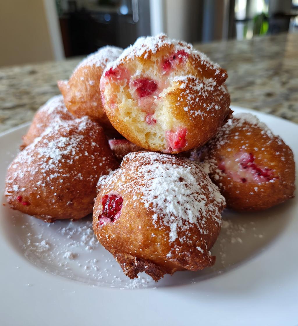 strawberry donut hole recipe