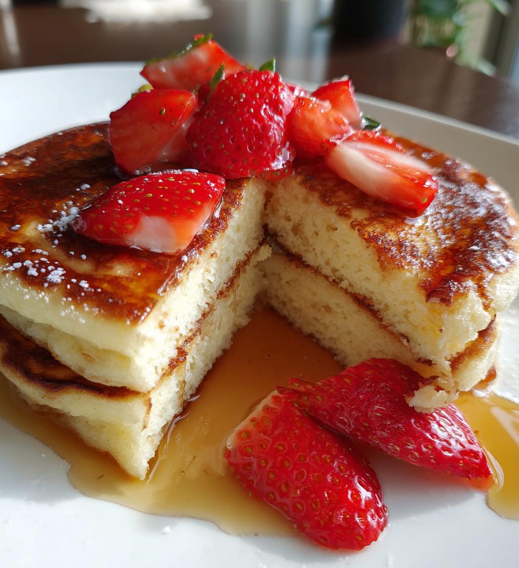 strawberry pancakes