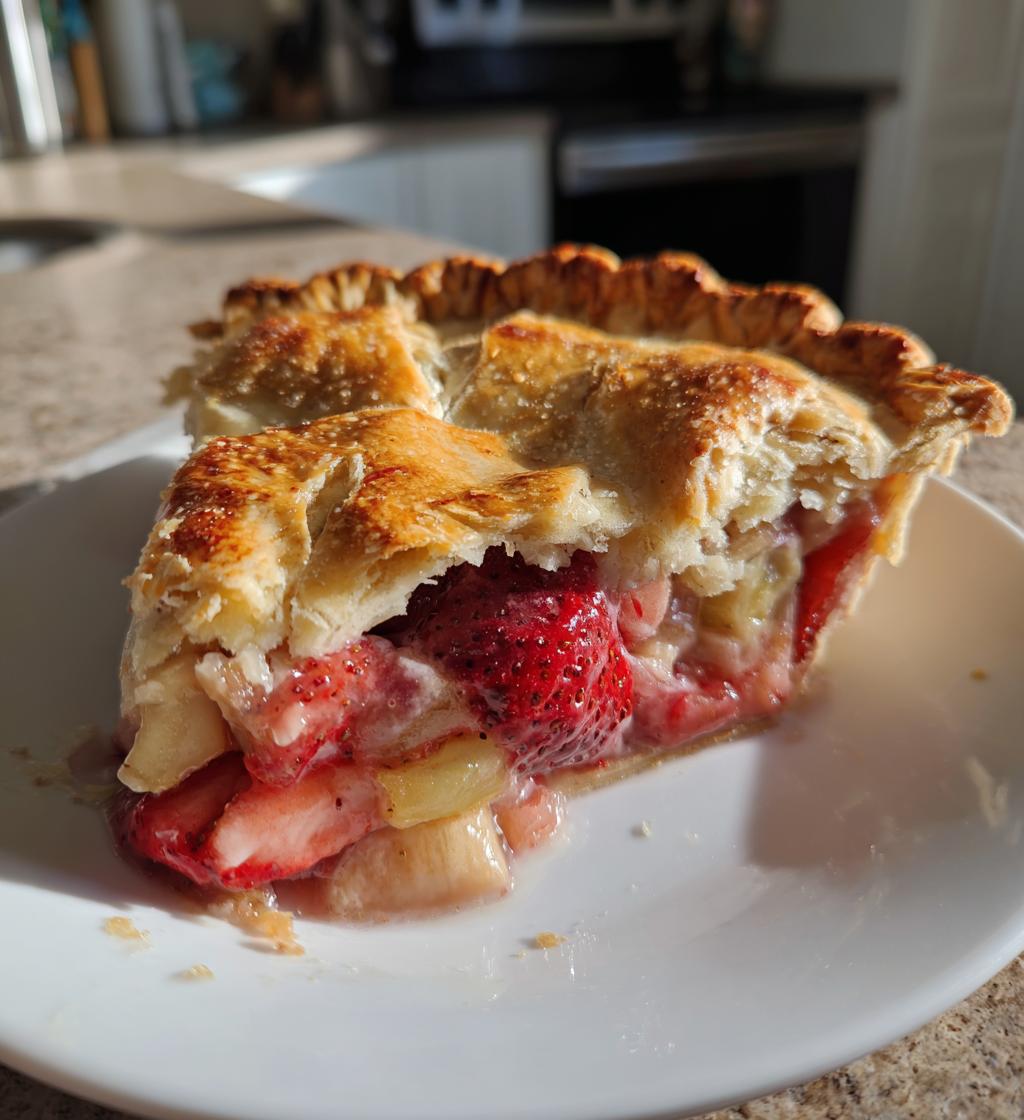 strawberry rhubarb pie recipe