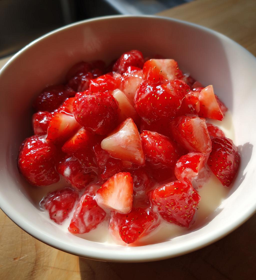 strawberry sago dessert
