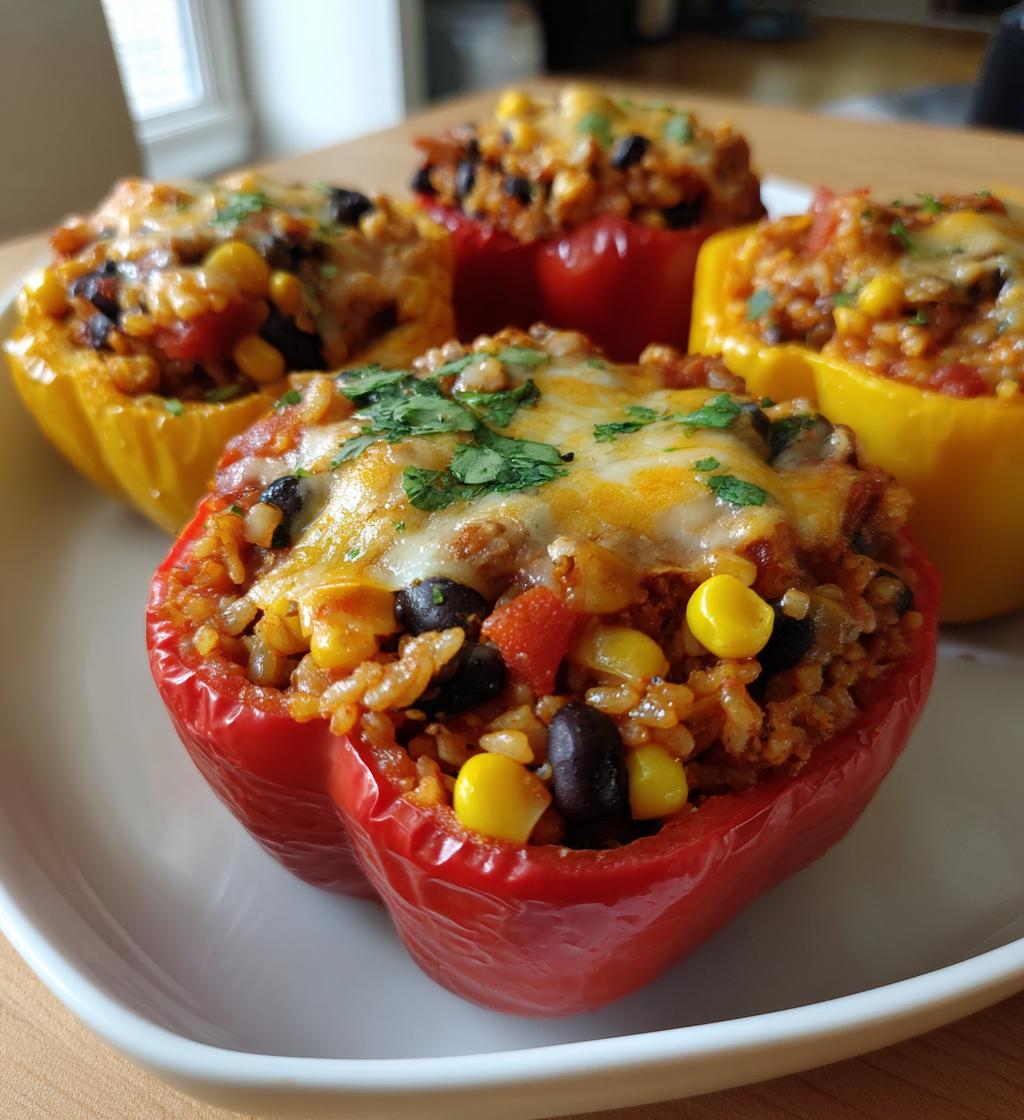 stuffed bell peppers vegetarian