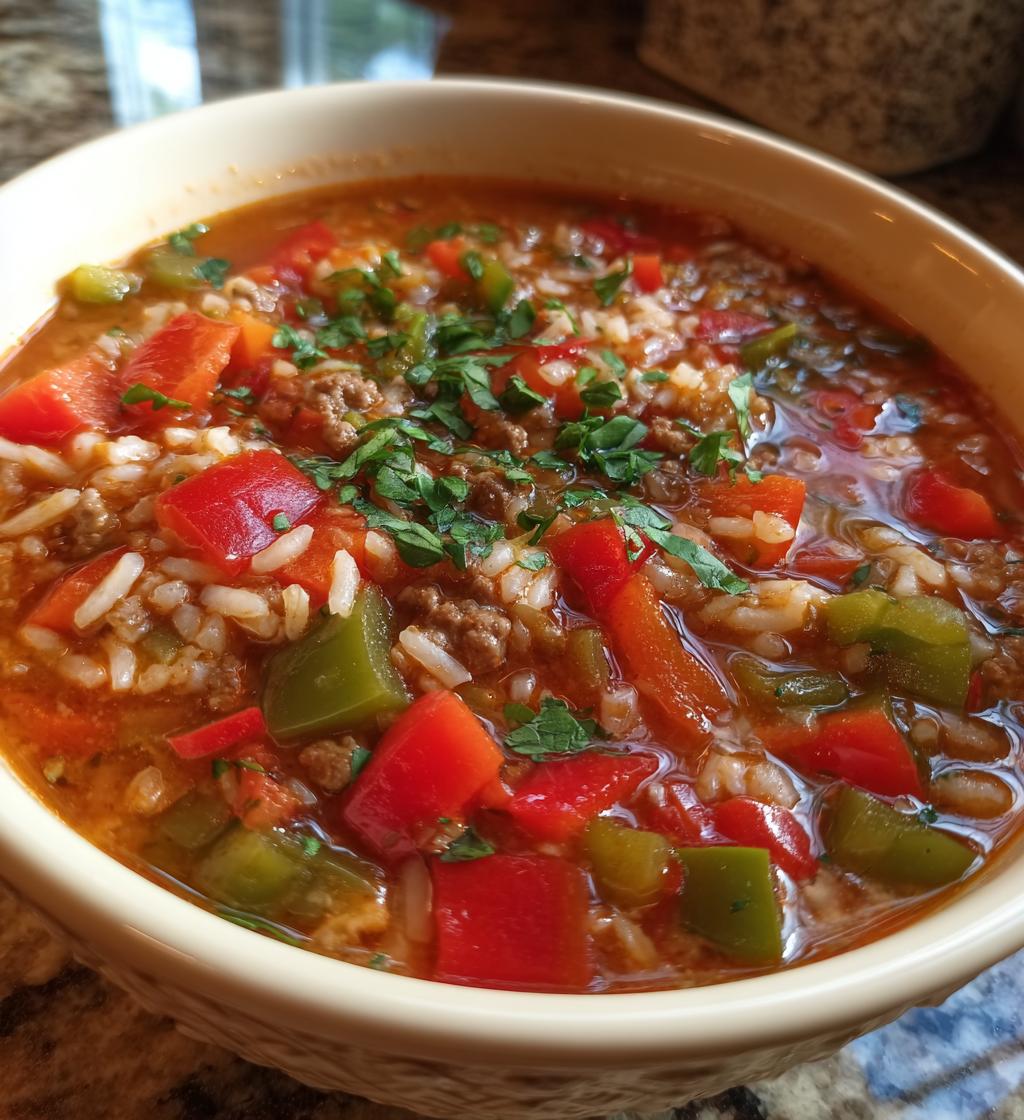 stuffed pepper soup