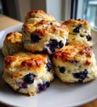 sweet blueberry biscuits 2