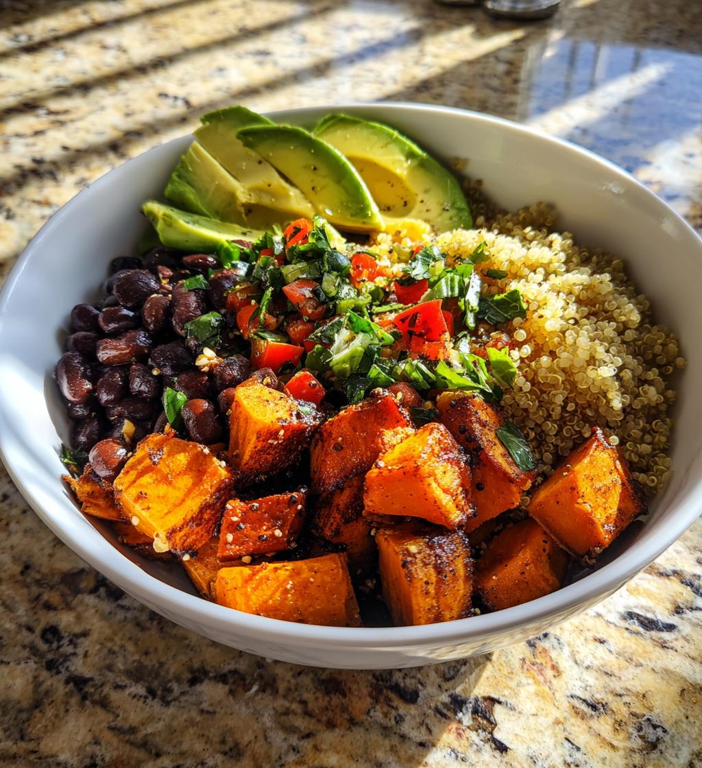 sweet potato quinoa bowls